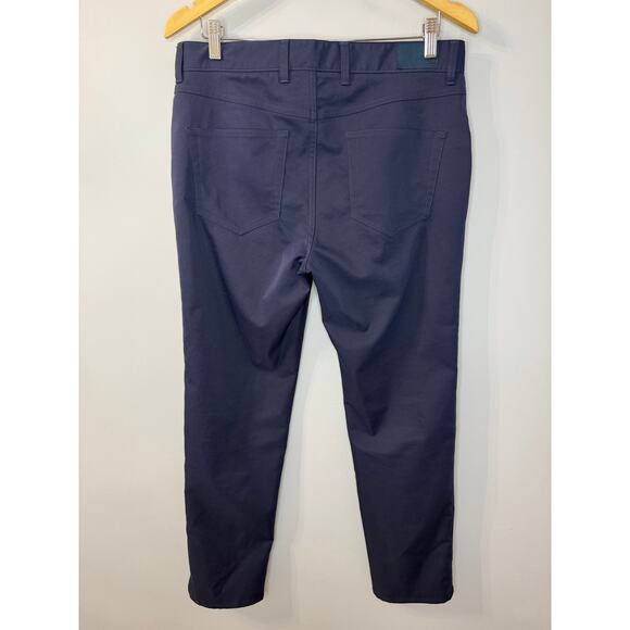 Peter Millar Performance 5-Pocket Core Pant Blue Stretch Men's 32x30 - Picture 12 of 14